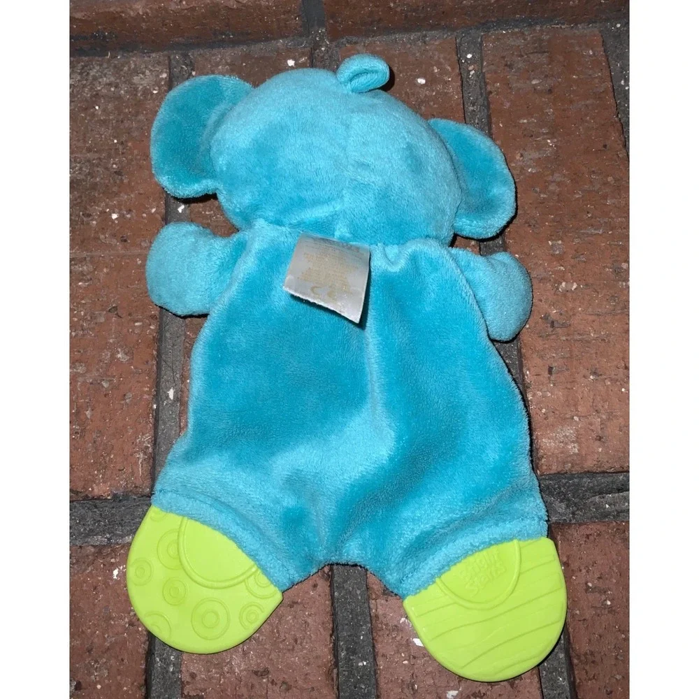 Bright‎ Starts Elephant Blue Teether Crinkle Plush Soother